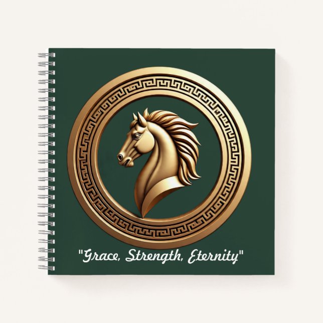 Carnet "Horse Haven Crest" (Devant)