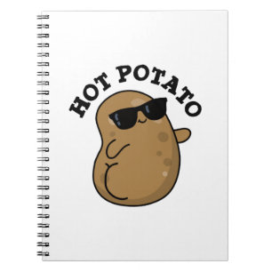 Carnet Hot Potato Funny Veggie Pun