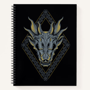 Carnet HOUSE OF THE DRAGON   Balerion Skull Diamond Crest