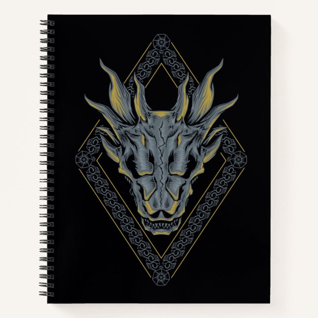 Carnet HOUSE OF THE DRAGON | Balerion Skull Diamond Crest (Devant)