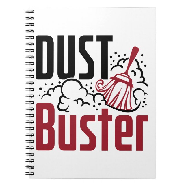 Carnet Housekeeping Housekeeper Cleaning Lady Dust Buster (Devant)