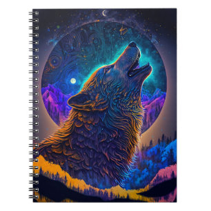Carnet Howling Wolf Surreal Imaginaire
