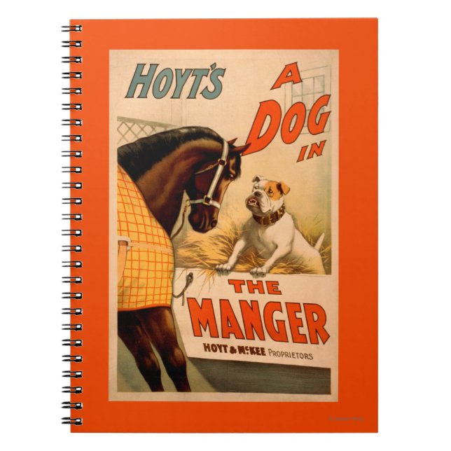 Carnet Hoyt's A dog in the Manger Theatre Poster (Devant)
