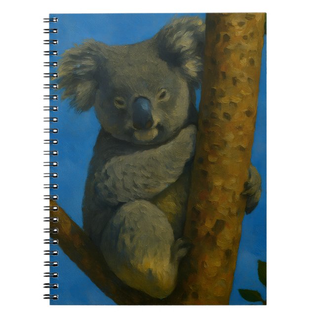 Carnet Hugger d'arbre - Koala dans la canopée (Devant)