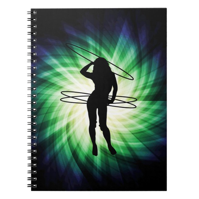 Carnet Hula Hoop Girl ; Cool (Devant)
