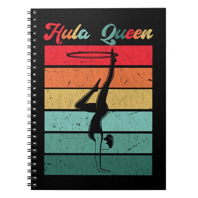 Carnet Hula Hoop Queen Sport Femmes filles Hooping (Devant)