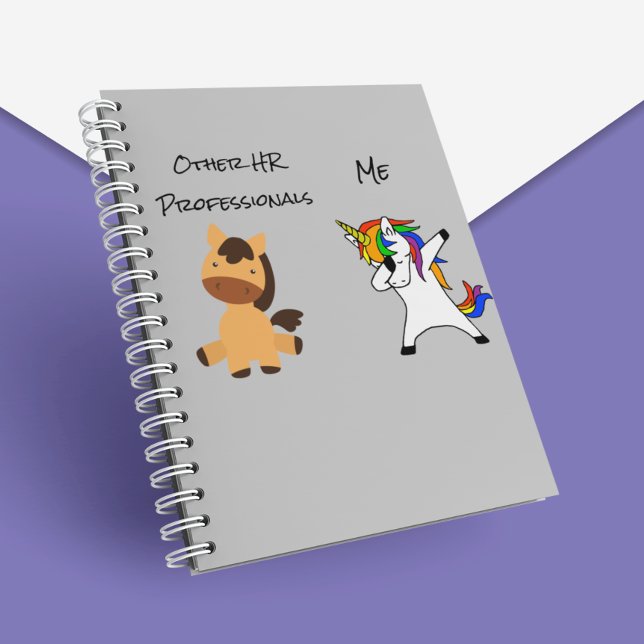 Carnet Human Resources HR Unicorn Horse Funny (Créateur téléchargé)