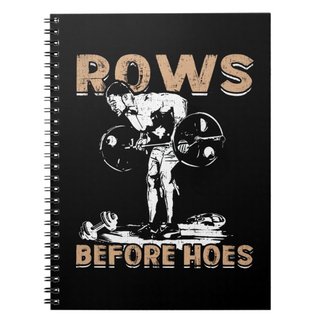 Carnet Humour de musculation - Lignes avant les fourches  (Devant)