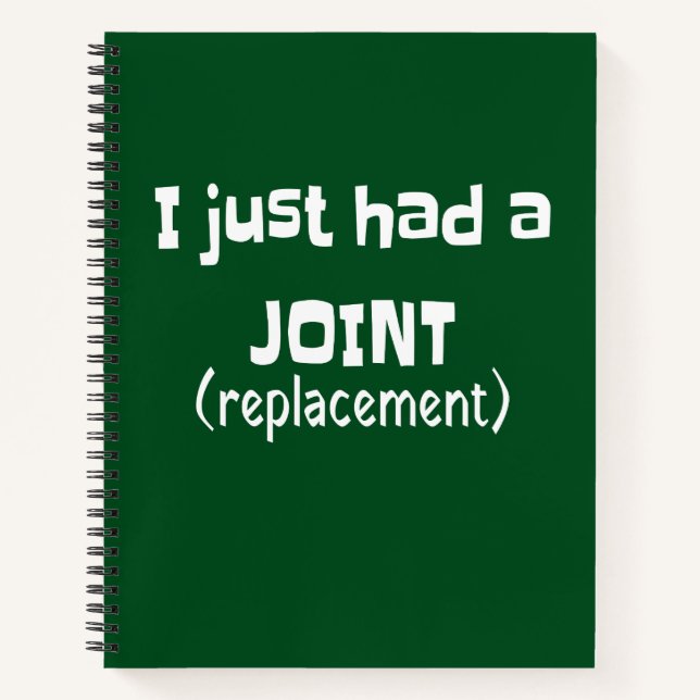 Carnet Humour de remplacement conjoint drôle nouveauté (Devant)