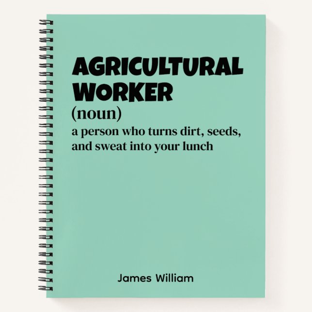 Carnet Humour des travailleurs agricoles (Devant)