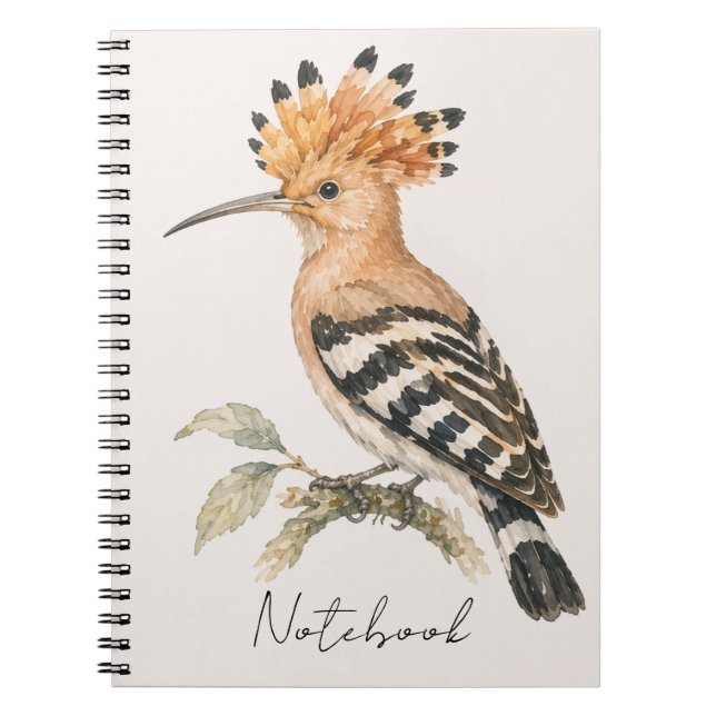 Carnet Huppe notebook aquarelle (Devant)