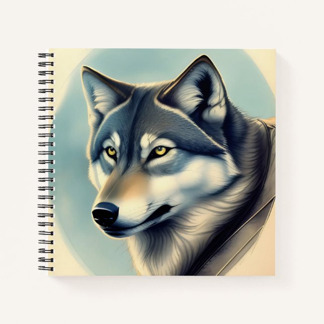 Carnet Husky sibérien (Devant)