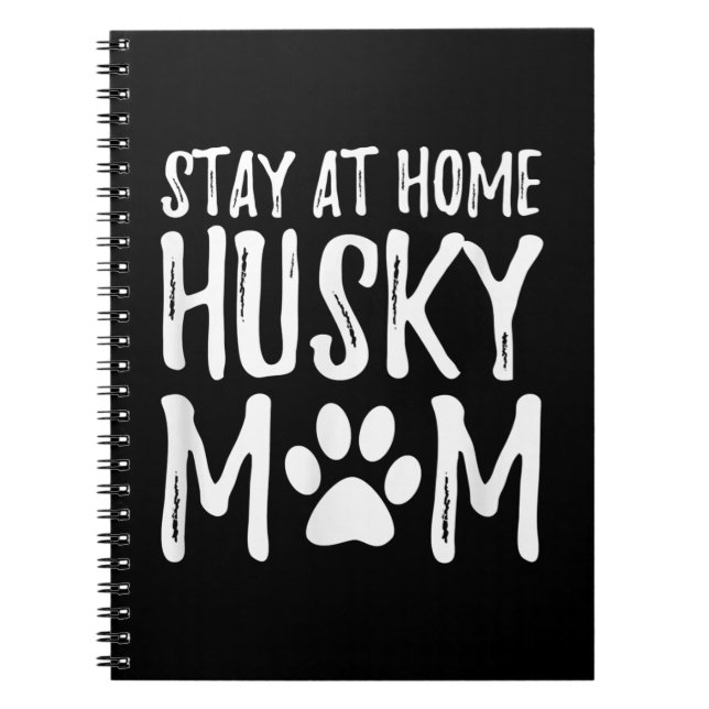 Carnet Husky Stay | Funny Dog Maman Poison (Devant)