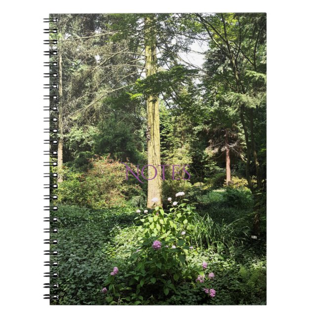 Carnet Hydrangea Wood Trees (Devant)