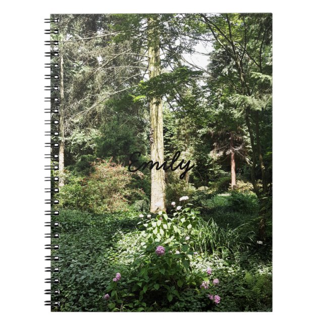 Carnet Hydrangea Wood Trees (Devant)