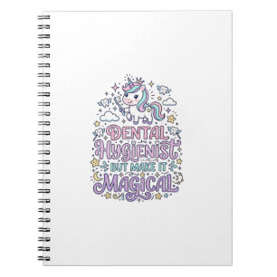 Carnet Hygiéniste dentaire licorne mais rendez-le magique