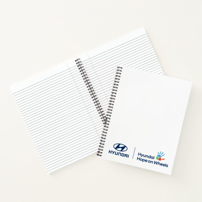Carnet Hyundai & Hope on Wheels Notebook (Intérieur)
