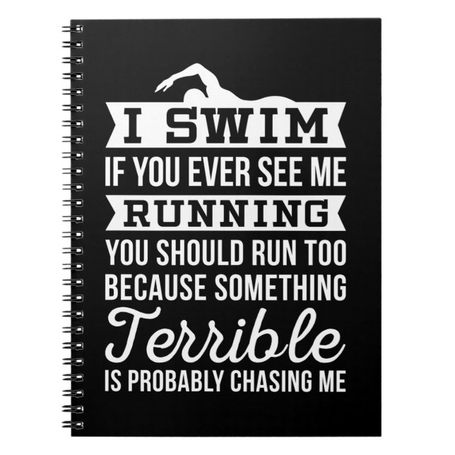 Carnet I Am A Swimmer (Devant)