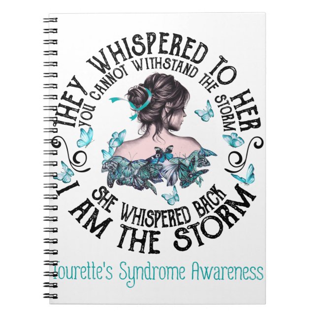 Carnet I Am The Storm Tourette's Syndrome Awareness (Devant)