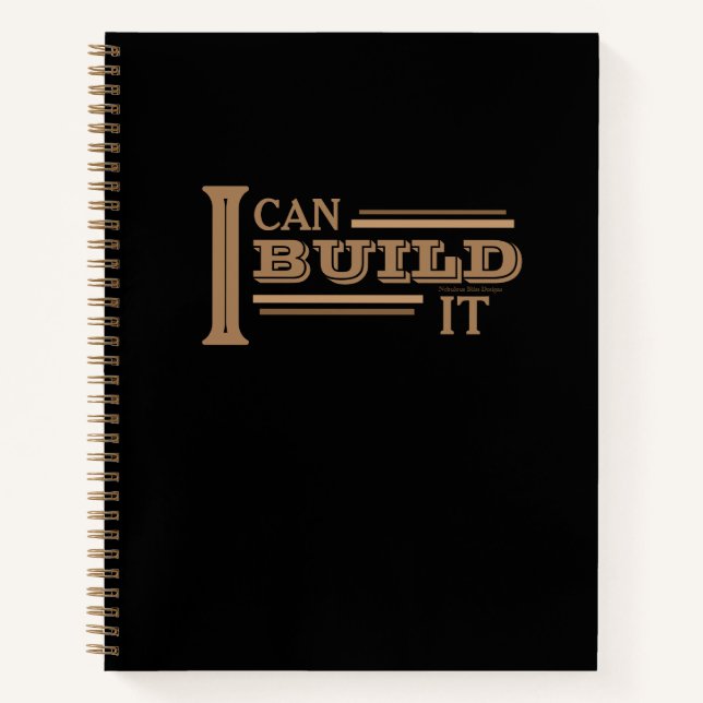 Carnet I Can Build It 8.5" x 11" Planner/ (Devant)