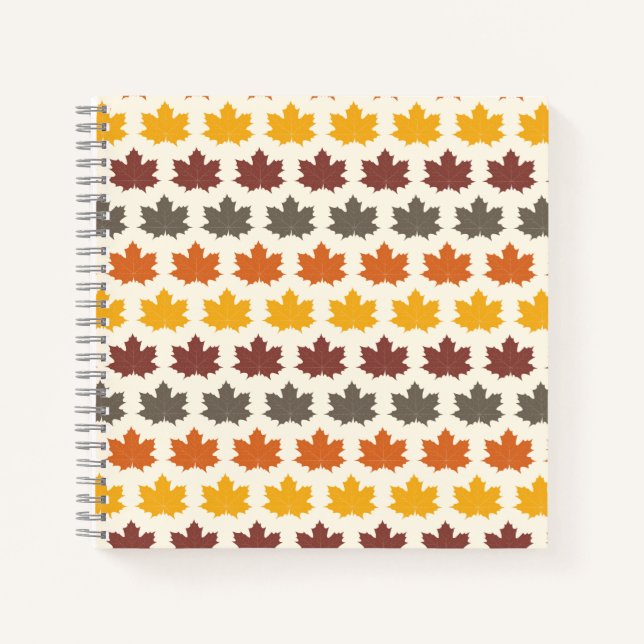 Carnet I Feuilles automnales (Devant)