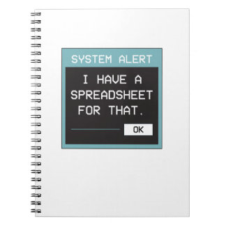 Carnet I Have a Spreadsheet for That Funny Office