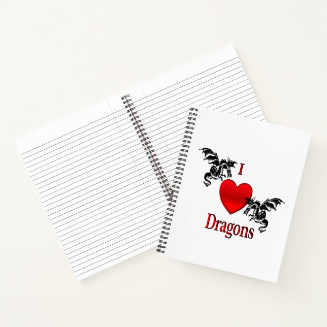 Carnet I Heart Dragons Personal (Intérieur)