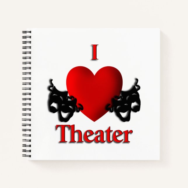 Carnet I Heart Theatre (Devant)