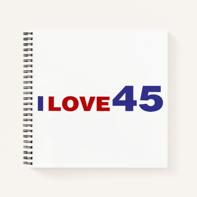 Carnet I Love 45 (Devant)
