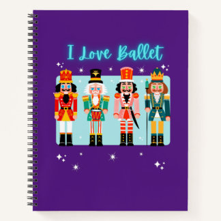 Carnet I Love Ballet Nutcrackers Notebook