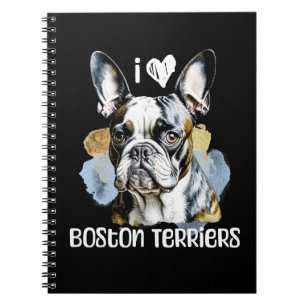 Carnet I Love Boston Terriers