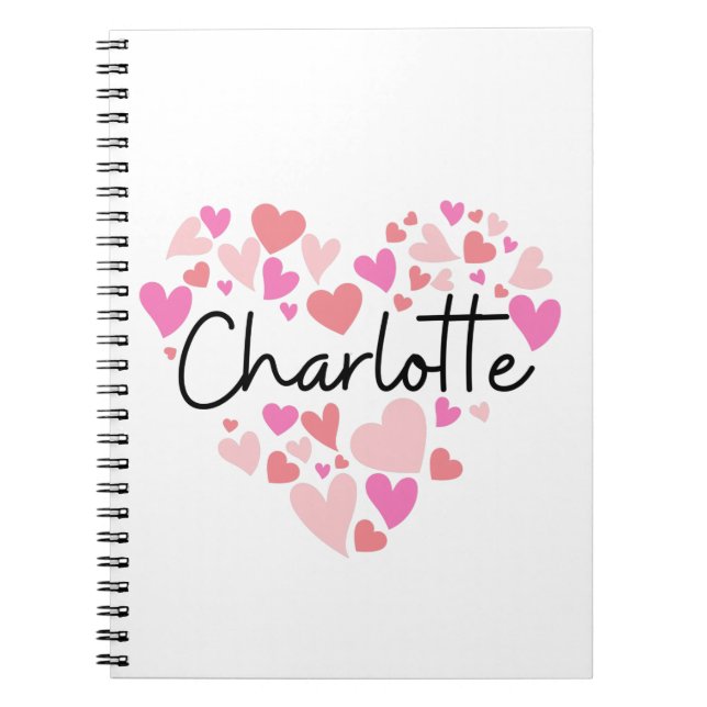 Carnet I love Charlotte (Devant)