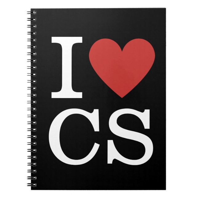 Carnet I ❤️ Love CS - Service Clients - (Devant)