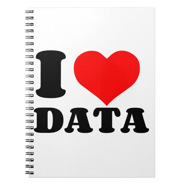 CARNET I LOVE DATA (Devant)