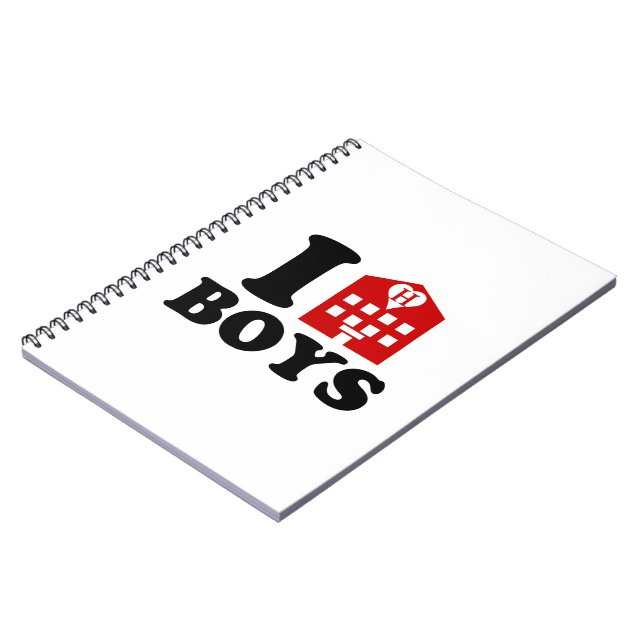 Carnet I Love Hotel Boys (Côté gauche)