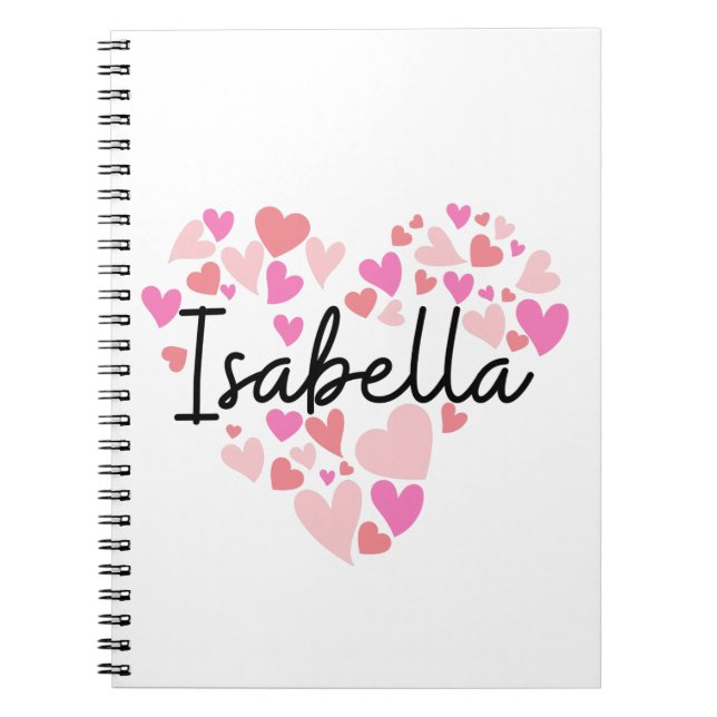 Carnet I love Isabella (Devant)