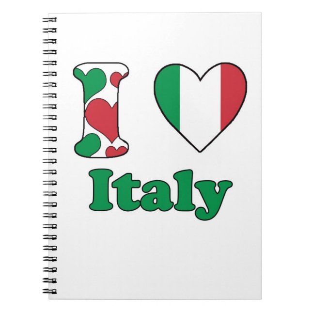 Carnet I love Italy (Devant)