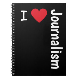 Carnet I Love Journalism Journalist Office Cadeau
