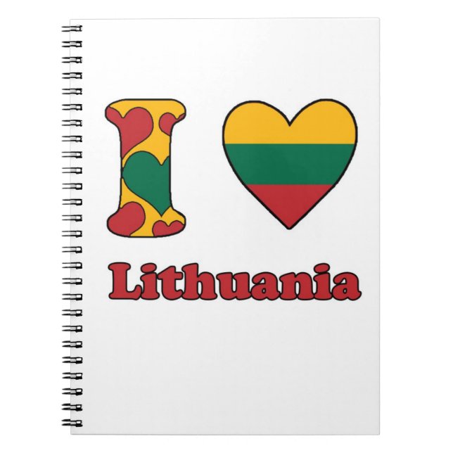 Carnet I love Lithuania (Devant)