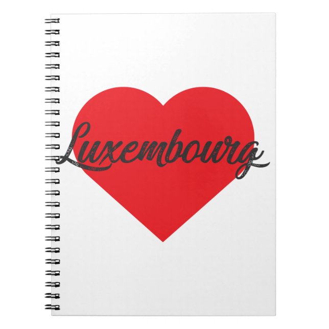 Carnet I Love Luxembourg (Devant)