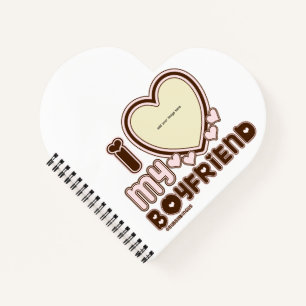 Carnet I Love my bf & gf rose