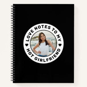 Carnet I Love My Girlfriend Photo personnalisée Notes d'a