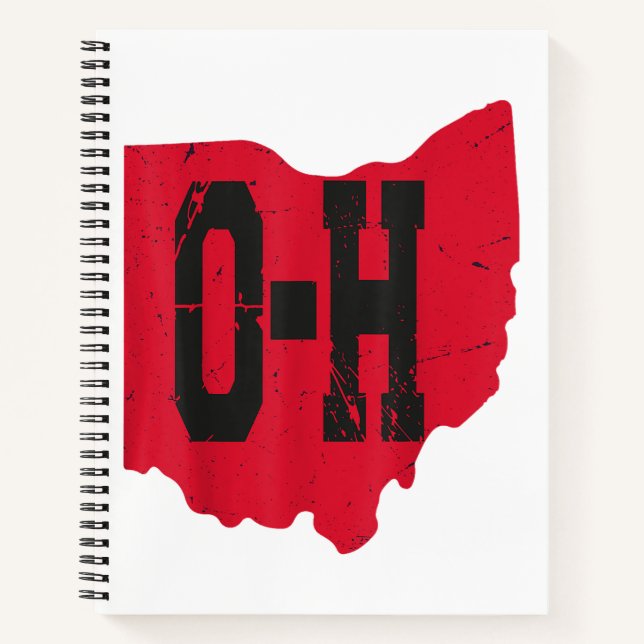 Carnet I Love My Ohio Home Script Ohio Buckeye State (Devant)