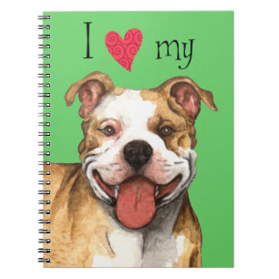 Carnet I Love my pit bull terrier