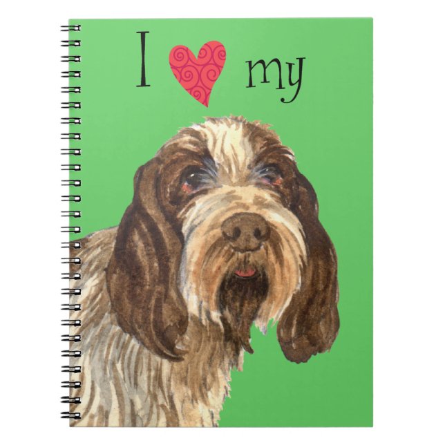 Carnet I Love my Spinone Italiano (Devant)