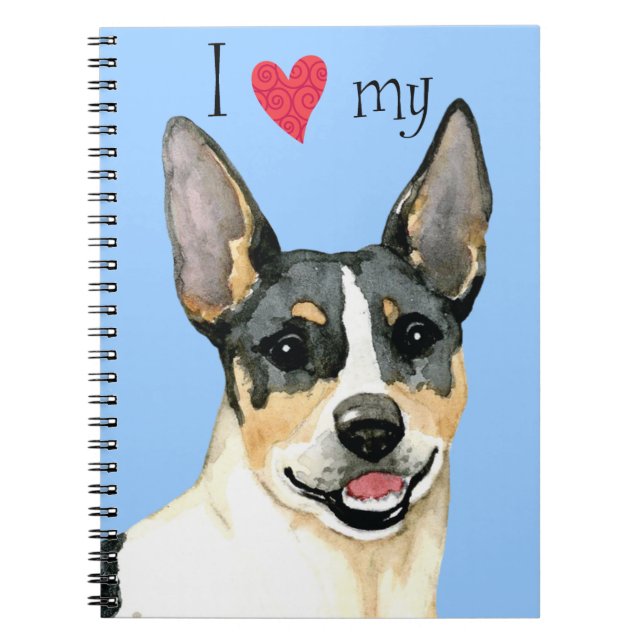 Carnet I Love my Teddy Roosevelt Terrier (Devant)