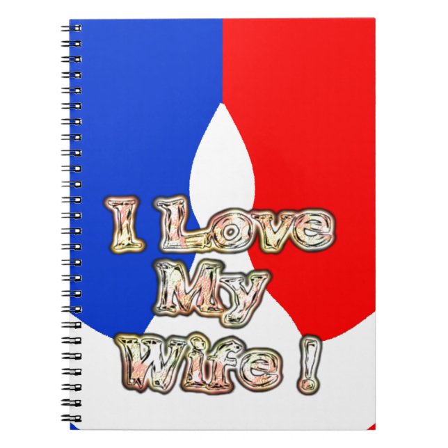 Carnet "I Love My Wife" Imprimer (Devant)