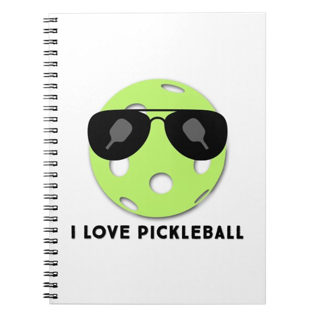 Carnet "I Love Pickleball" (Devant)
