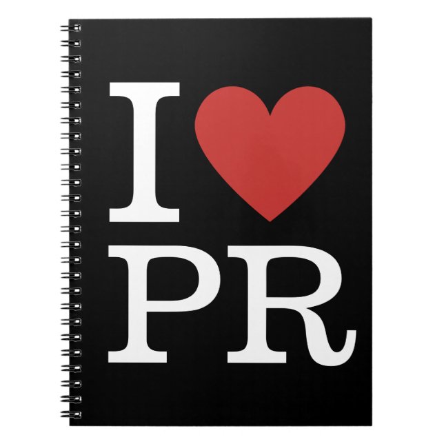 Carnet I ❤️ Love PR - PR Firme/Département de relations p (Devant)