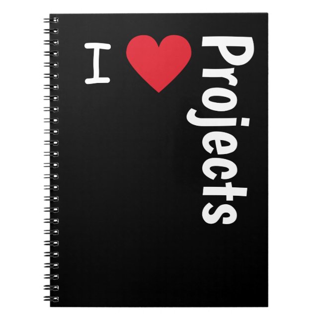 Carnet I Love Projets Manager Fun PMO Project Team Don (Devant)